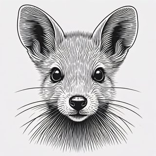Fennec Fox Head