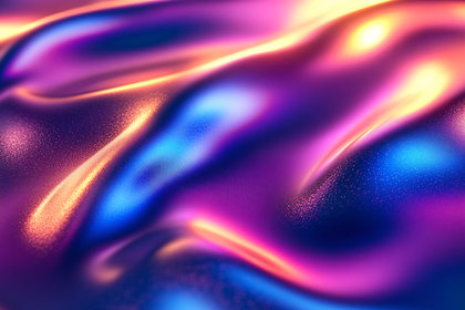 Iridescent Abstract Waves