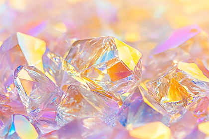 Iridescent Crystal Gems
