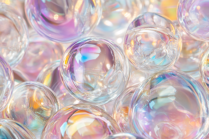 Iridescent Glass Spheres