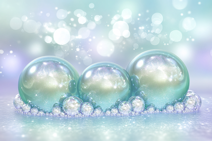 Iridescent Spheres Arrangement