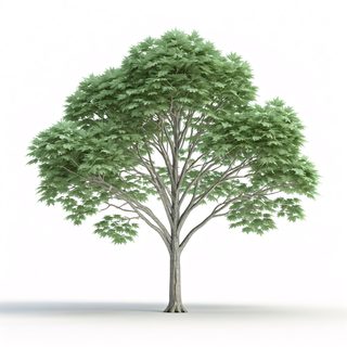green deciduous tree