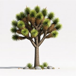 isolated joshua tree