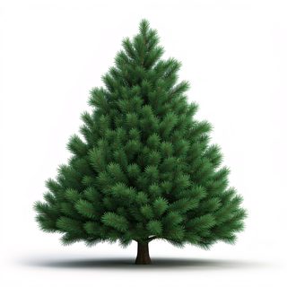 isolated pine tree