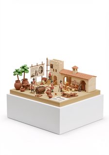 medieval-market-diorama