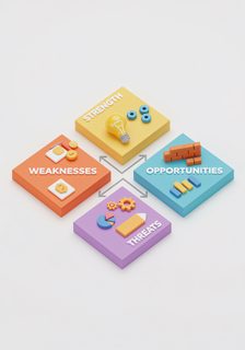 swot analysis infographic