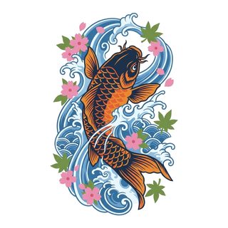 Koi fish tattoo