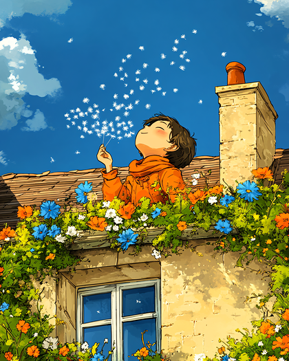 Joyful Dandelion Wish