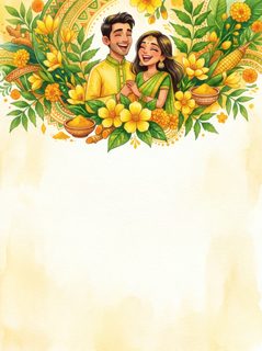 Haldi Ceremony Couple