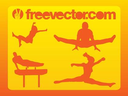 Jumping People Free Vector
