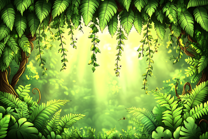 Jungle Canopy Scene