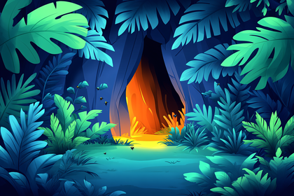 Jungle Cave Entrance
