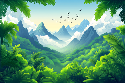 Jungle Mountain Vista
