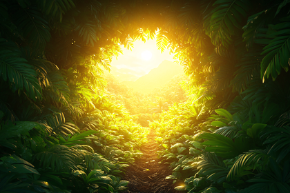 Jungle Path To Light