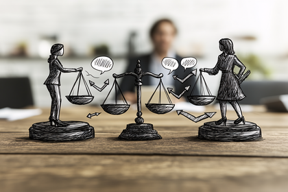 Justice Scales And Legal Professionals