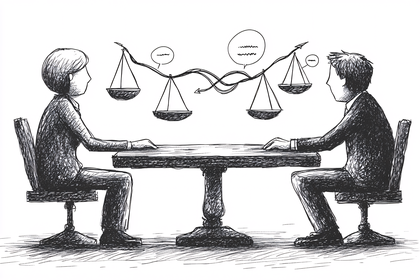 Justice Scales Conversation