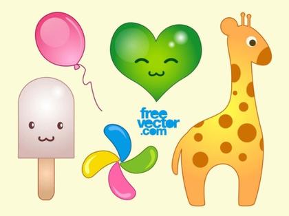 Kids Cartoons Free Vector