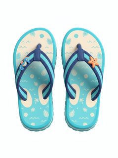kids ocean flip flops
