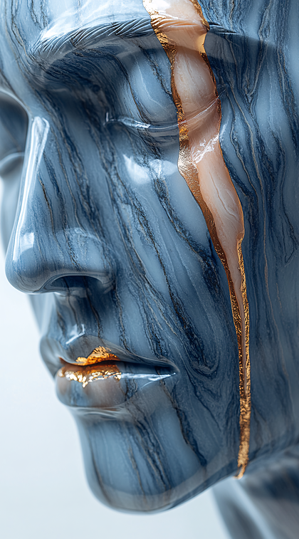 Kintsugi Face Art