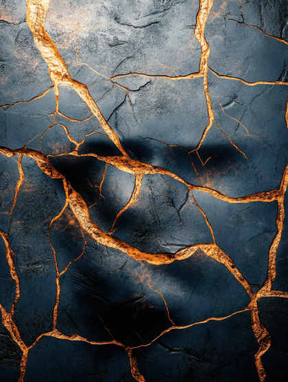 Kintsugi Golden Cracks