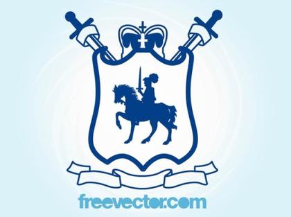 Knight Shield Free Vector