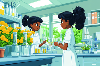 Lab Work With Flowers