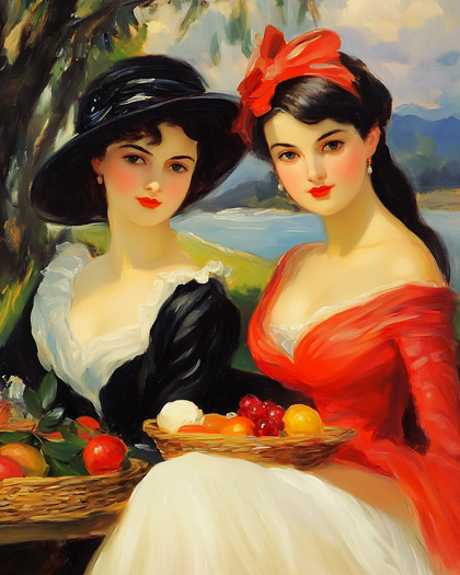 Ladies with Picnic