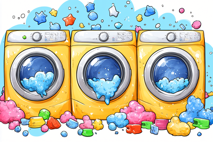 Laundry Day Cartoon