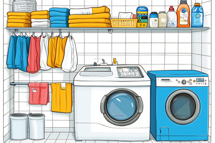 Laundry Room with Washing Machines