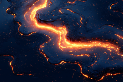 Lava Flow Abstract