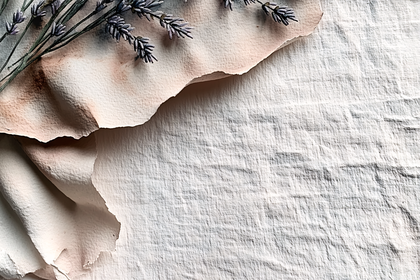 Lavender and Textured Paper