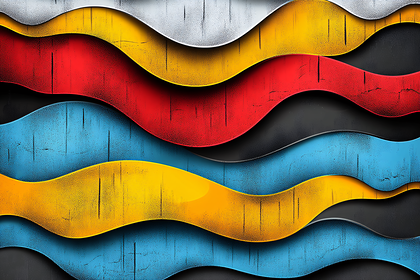 Layered Wavy Bands