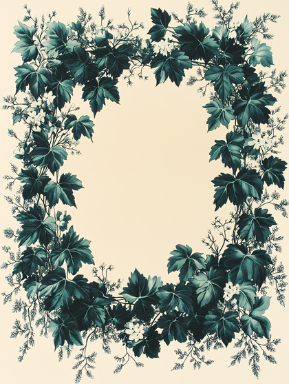 Leafy Wreath Frame