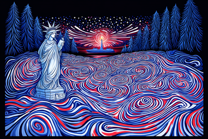 Liberty And American Landscape