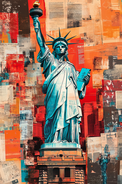 Liberty Statue Artwork