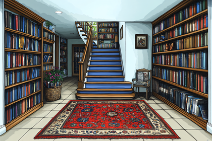 Library Staircase Interior