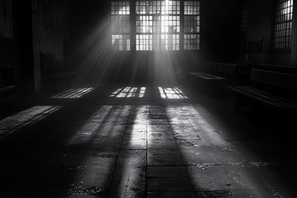 Light Rays Through Gridded Windows