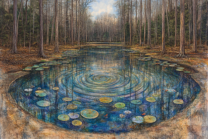 Lily Pond Reflections