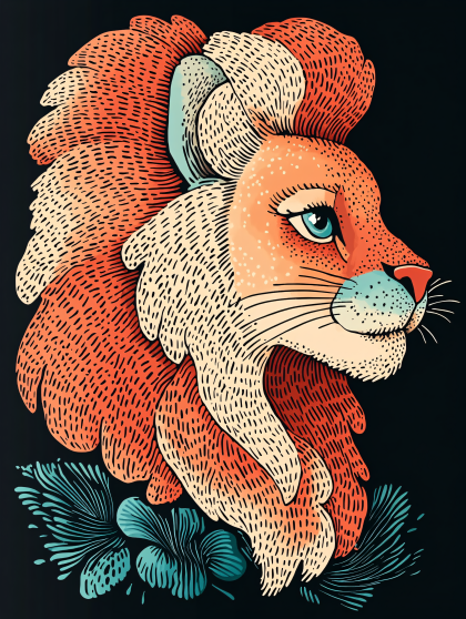 Lion Illustration