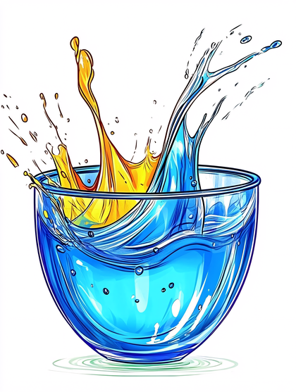 Liquid Fusion in Glass Bowl