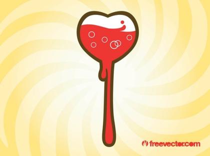 Liquid Heart Free Vector