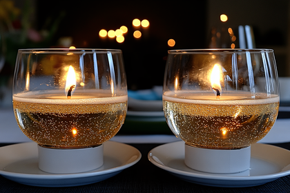 Lit Candle Lights
