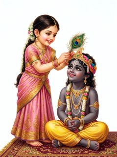 krishna and devotee