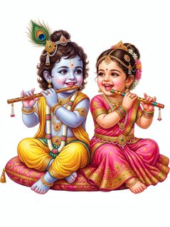 krishna radha kids