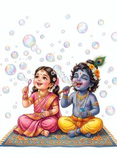 krishna radha bubbles