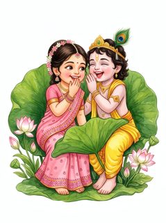 krishna and radha