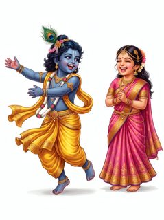 krishna and radha
