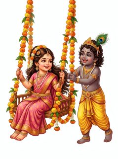 krishna radha swing
