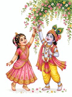 radha-krishna-playful-illustration