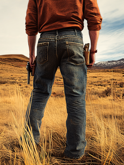 Lone Gunman In The Prairie
